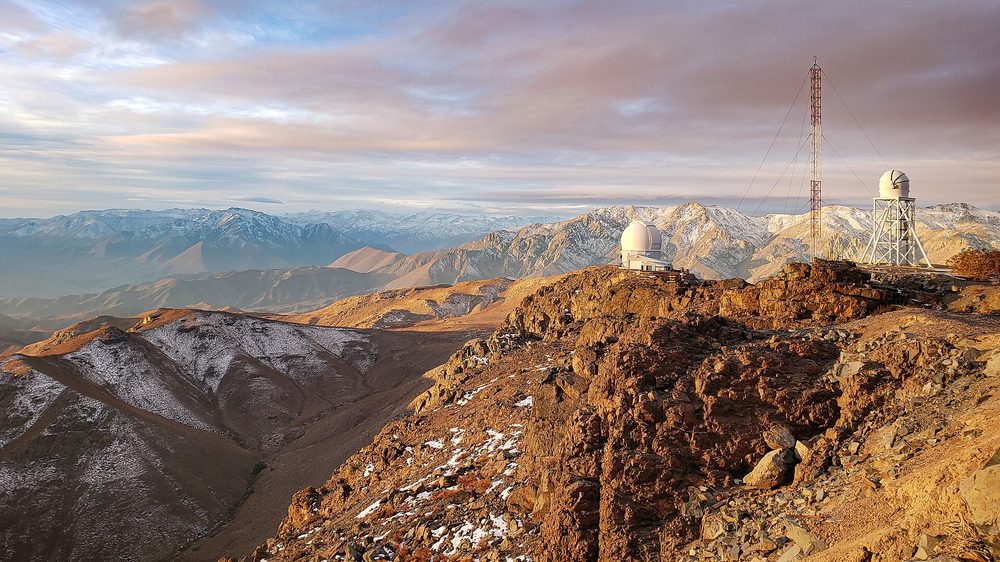 Observatorio en la cordillera de los Andes, Chile