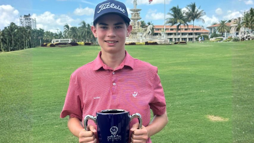 Samuel Trucco, campeón del Optimist International en Miami